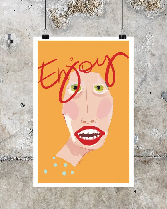 Items similar to Fine art, poster, illustration, digital printing