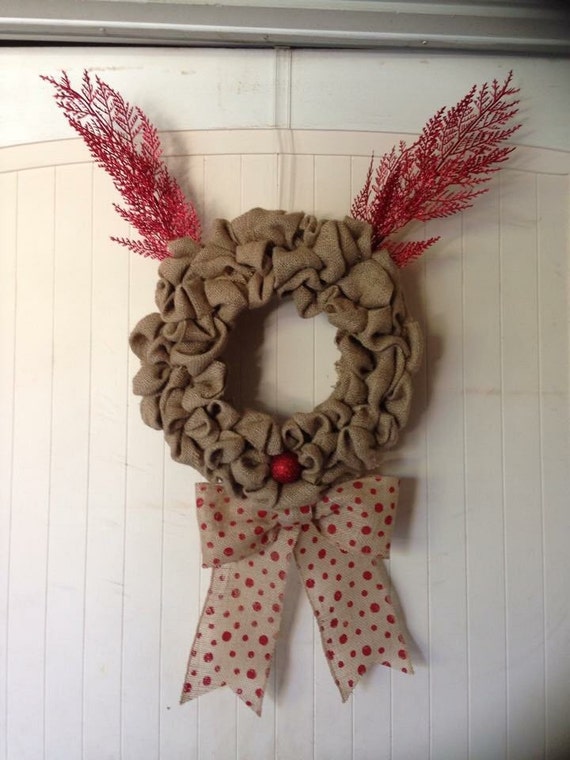 Rudolph the Red Nosed Reindeer Wreath