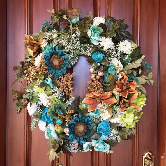 Front Door Wreath Front Door Wreath Sea Shell by AndtheBLOOM