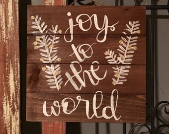 Joy To The World Sign 