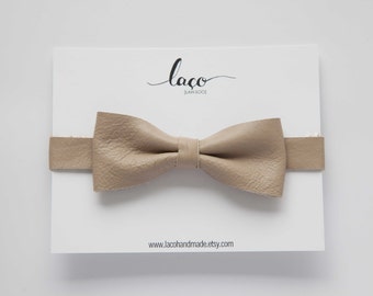 Nude bow tie Etsy