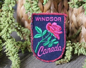 Vintage Windsor Canado Travel Patch