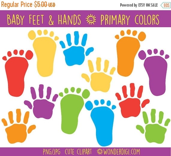baby hands and feet clipart - photo #38