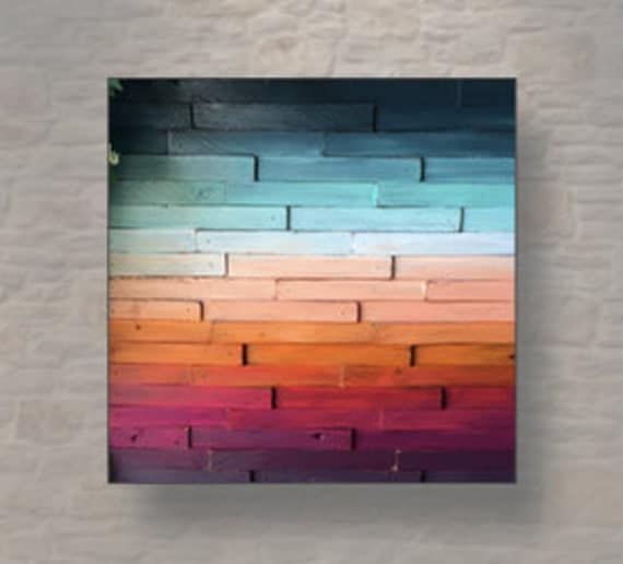 Ombre Sunset Abstract Painting