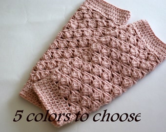 Newborn Leg Warmers, Baby Leg Warmers, Crochet Leg Warmers for Girl, Baby Girl Leg Warmers Crochet, Pink Leg Warmers