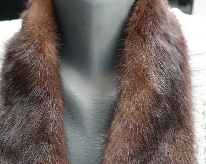 Vintage mink , mink fur, fur collar, wrap fur, mink fur 2 pelts, fur boa, taxidermy, full body, mink scarf, cape, wrap, winter warm fur