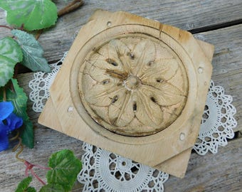 Beautiful Antique Wood Architectural Salvage Wall Decor Piece