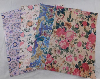 100 10x13 Designer Paisley Rose Rabbit Purple Poly Mailer Self Seal Adhesive Plastic Flat Envelope Water Resistant Tear Proof Lightweight