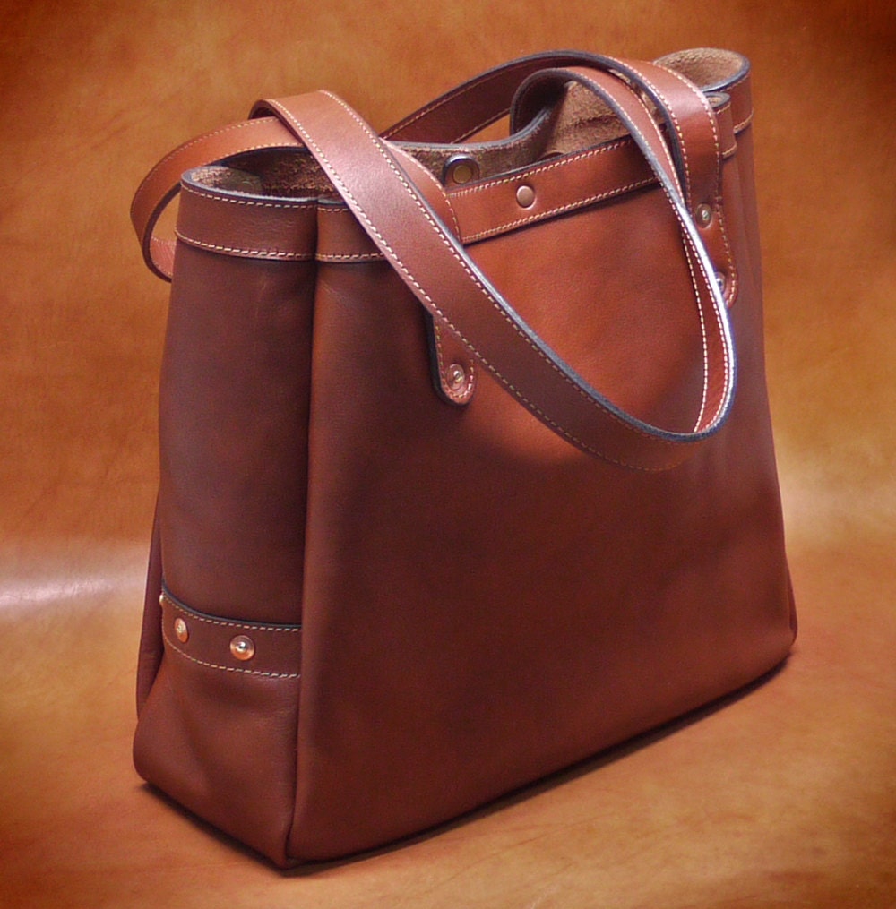 Brown Latigo 13 Mailbag Tote Horween Latigo Leather