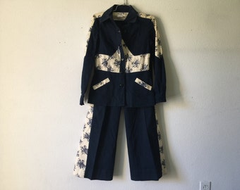 Vintage 60s Jacket Bell Bottom Set