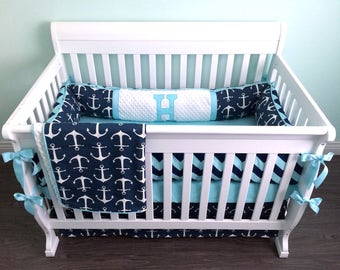 nautical crib bedding set hot pink anchor navy & white nautical crib bedding set hot pink anchor navy & white