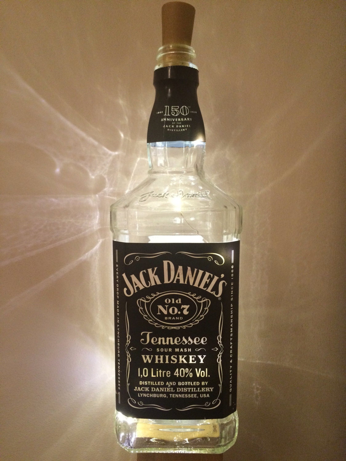 jack Daniels whisky light bottle light whisky bottle light