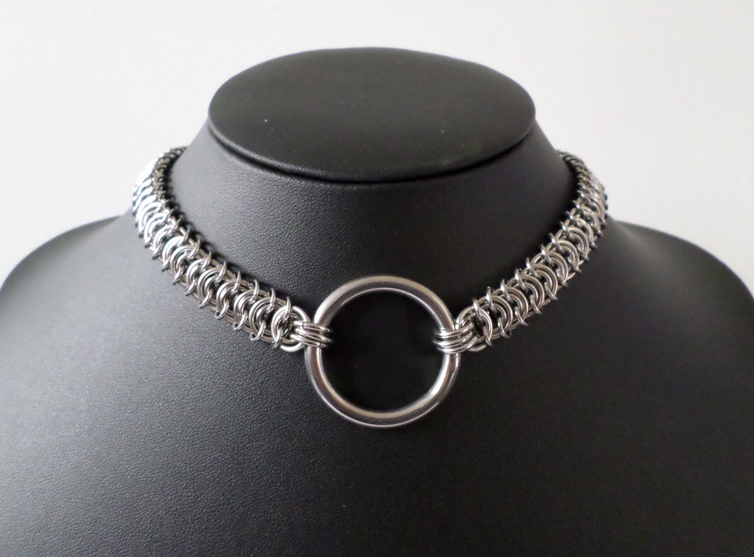 Stainless Steel Chainmail ORing Choker Kings Scale