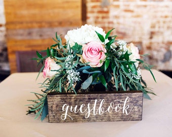Guestbook Sign - Wedding Guestbook sign - wood guestbook - Wooden Wedding Signs - Elizabeth collection