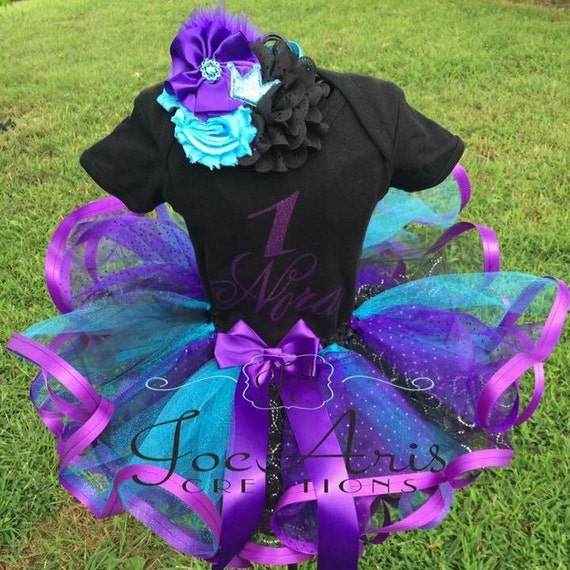 Multi Colored Ribbon Trim Tutu Outfit