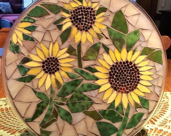 Sunflower mosaic | Etsy