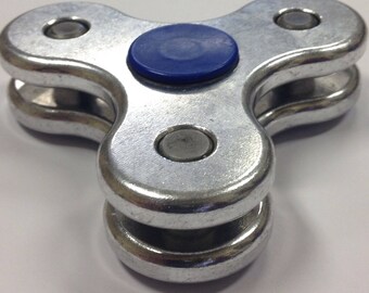 Double Spinner Fidget, durable and beautiful aluminum, sensory toy, adhd aid, spins for over two minutes