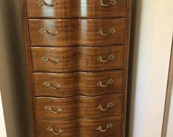 French Provincial Tall Narrow Lingerie Chest of Drawers, Decor Interiors, ON SALE!