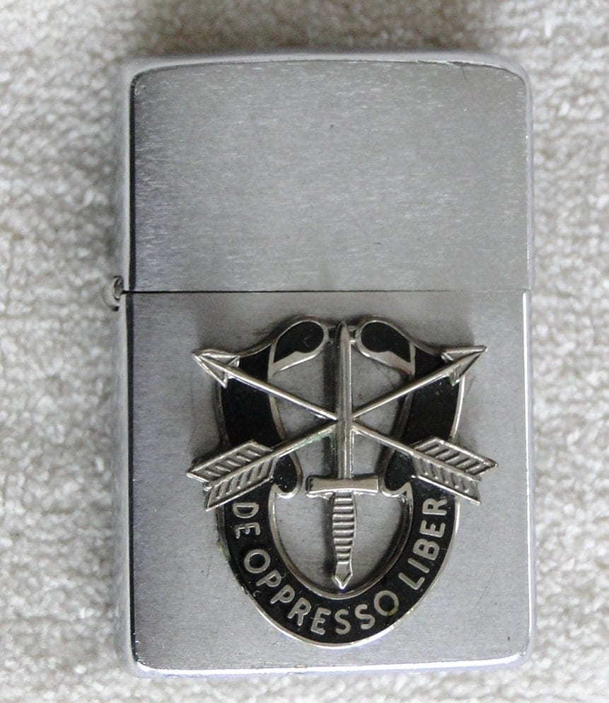 RESERVED for RHVintage 1962 Zippo LighterArmy Special Forces