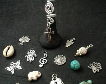 Choose Your Charm Loc Jewelry, Hair Jewelry, Dreadlock Cuff, Dreadlock Beads, Dread Coil, Dreadlock Jewelry, Loc Beads, Braid Beads, Cuff