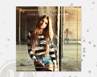Senior Marketing Template - Senior Photography Marketing, Senior Marketing Board, Senior Mini Session Template, Instagram Marketing