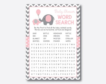 Baby word search | Etsy