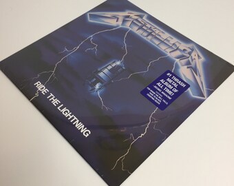 Metallica-Ride the lightning record album LP