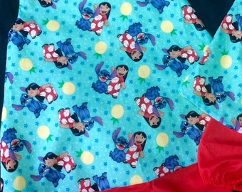 Lilo & Stitch Pineapple Pinafore Swing Top Dress Bloomers Shorties Disney World Land 12 Months 18/24 Mths 2t 3t 4T 5 6