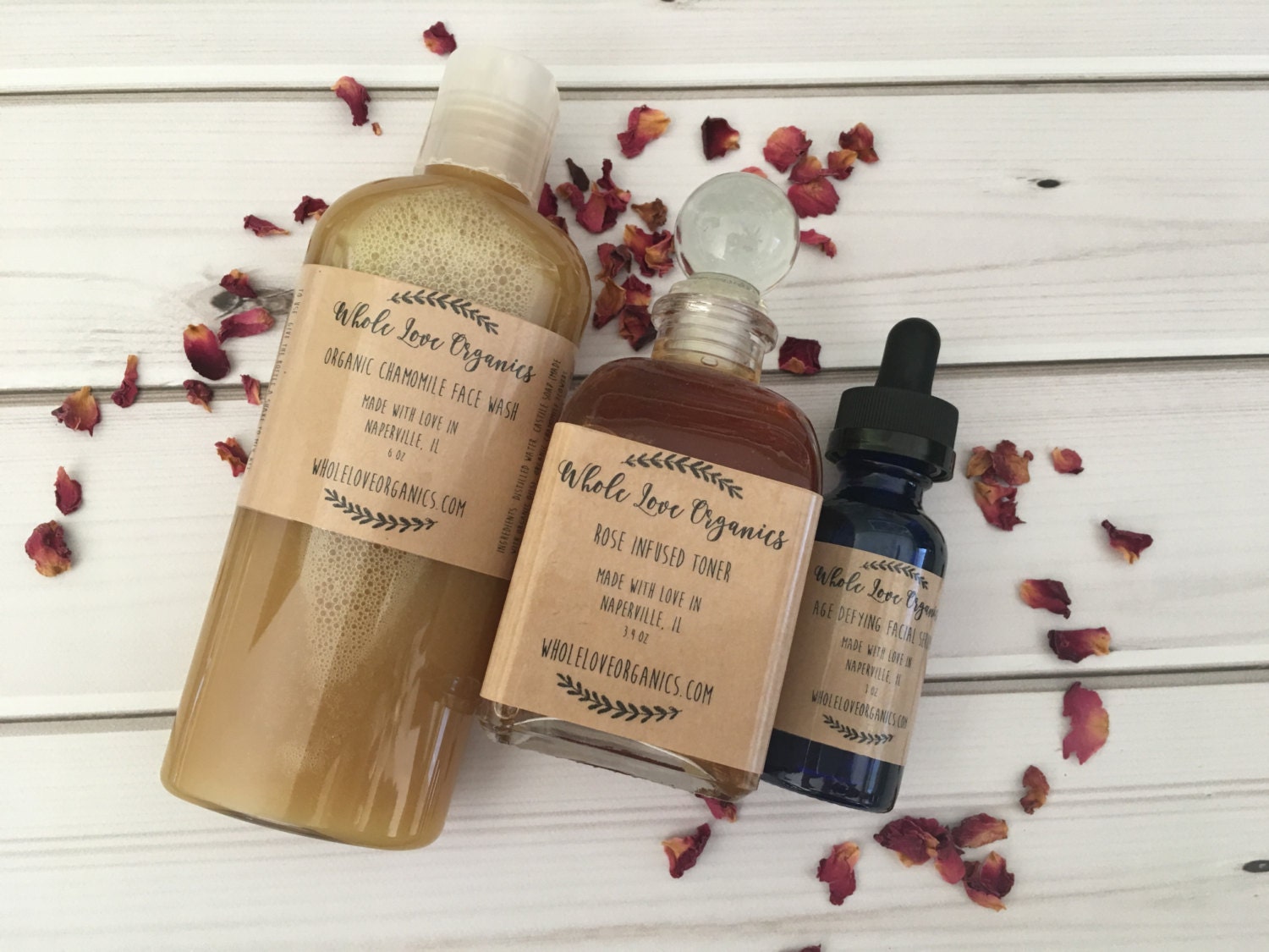 Organic Face Care Bundle Organic Toner Face by