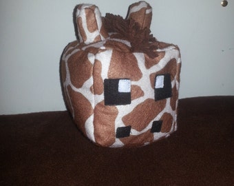 SALE!!! Minecraft Style Giraffe Cube