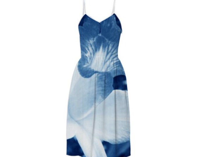 Solid Color Corolla Series Summer Dress - Sleeveless Sundress Braces Floral Dress Suspender Dress Sling Dress CustomMade Dress