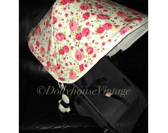 Custom made floral hood canopy for Bugaboo Cameleon 1 2 & 3