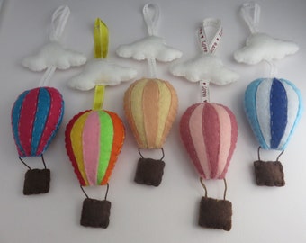 Felt Hot Air Balloon Decoration