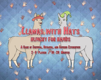 Llamas with Hats: Hungry for Hands Card Game