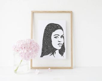 Instant Print Art, Michelle Obama Art, FLOTUS, Black Girl Magic, Black Women Art, Printable Art, Digital Downloads, Well Versed Designs