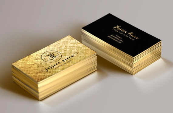 Gold Foil Business Card Event Planner Business Card Boutique