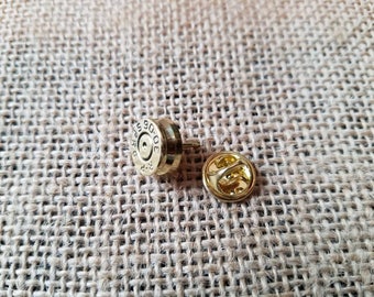 Handmade Spent Bullet Tie Tack Bullet Hat Pin Bullet Lapel Pin Men's Accessories .270 30.06 .243 .308 .223