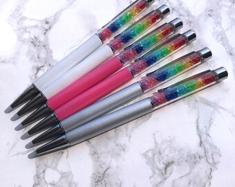 Rainbow Crystal Diamond Filled Pen