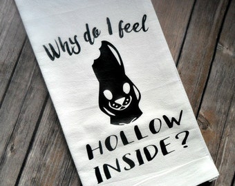 Easter Bunny, Funny Easter Gift, Easter Towel, Funny Flour Sack Towel, Funny Tea Towel, Gift for Her, Farmhouse Decor