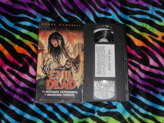 The Evil Dead VHS Rare Cover Art with Bruce by RatherPeculiarFinds