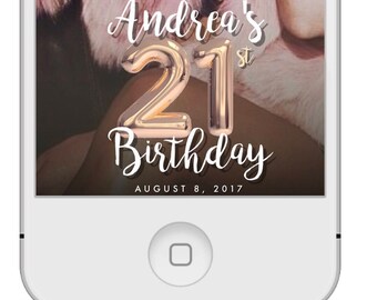 Birthday Snapchat Geofilter