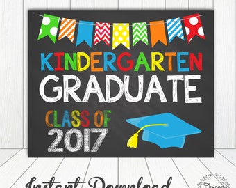 50 off sale kindergarten graduation banner printable pdf