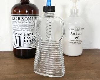 Bottle, vintage, soap dispenser, retro farmhouse, kitchen decor, mid century, farmhouse style