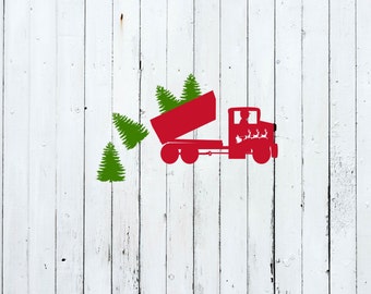 Christmas truck svg, christmas tractor svg, antique truck svg, svg christmas designs, svg christmas files, christmas svg designs
