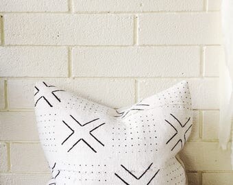 African Mudcloth Pillow Covers, available in different sizes
