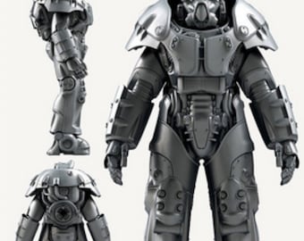 Fallout 4 X-01 power armor wearable cosplay pepakura paper model kit to build your own