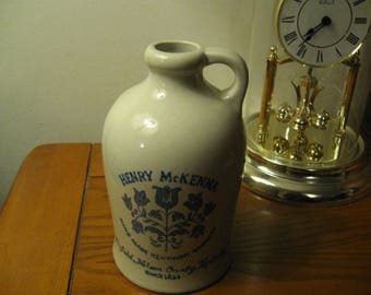Vintage Henry McKenna Kentucky Whiskey Jug 146 68 d126 Fairfield, Kentucky Old Whiskey Jugs Music Jugs Rustic Decor Country Decor