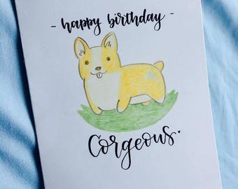Birthday Card for Corgi Lovers