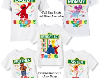 Sesame Street Shirt - Sesame Street Birthday Shirts - Matching Birthday Party Shirts