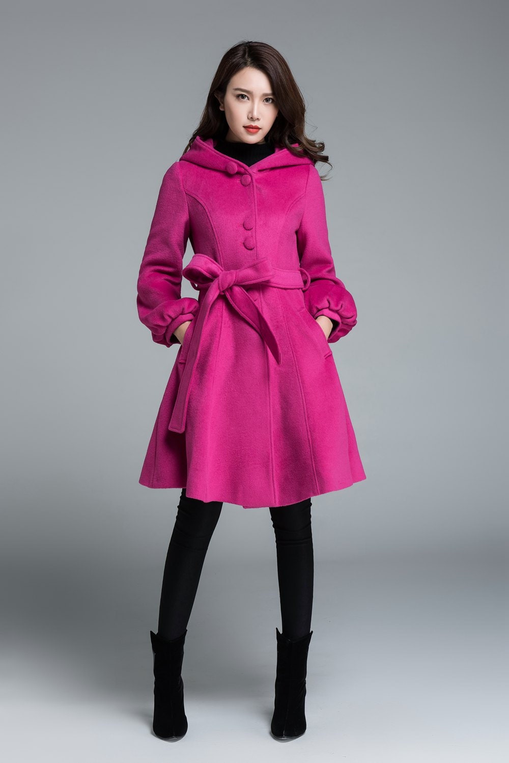 wool coat winter coat warm jacket winter street wear by xiaolizi